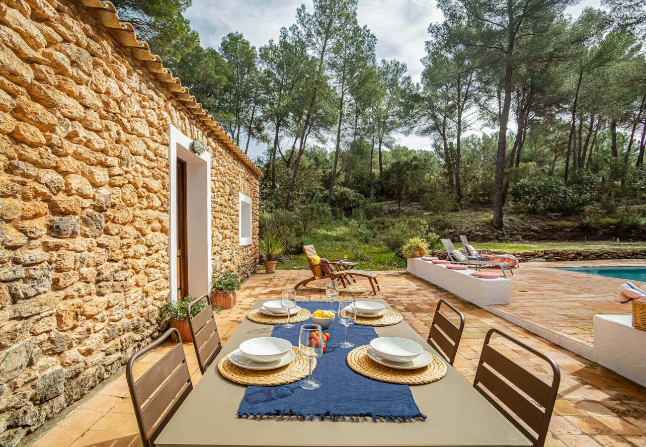 Ferienhaus in Santa Gertrudis - Can Font Ibiza - Ferienhaus in Santa Gertrudis
